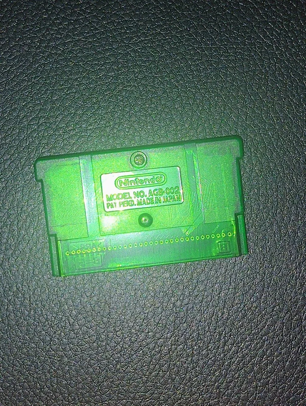 Nintendo Pokémon Emerald Version - Translucent Green Cartridge